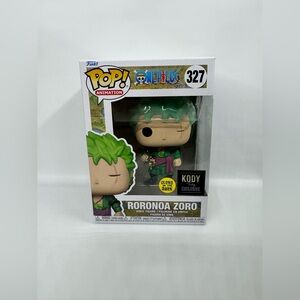 Funko Pop! Roronoa Zoro no. 327 Glow Exclusive W/ Protector New Sealed